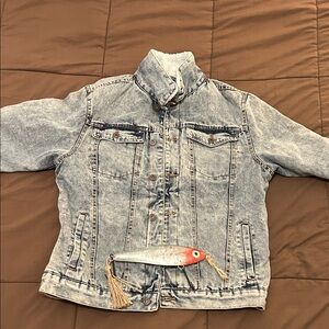 Brooklyn Cloth Black and White Sherpa Jacket